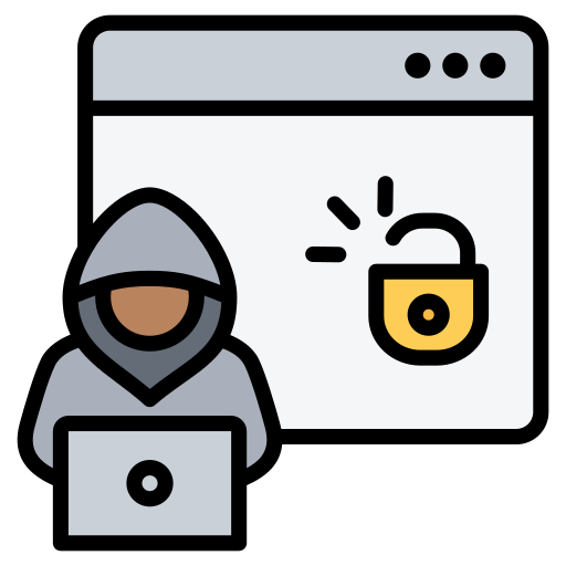 Vulnerable Cyber Icon